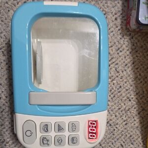 Blue Mini Portable Food Steamer / Warmer with LED Display